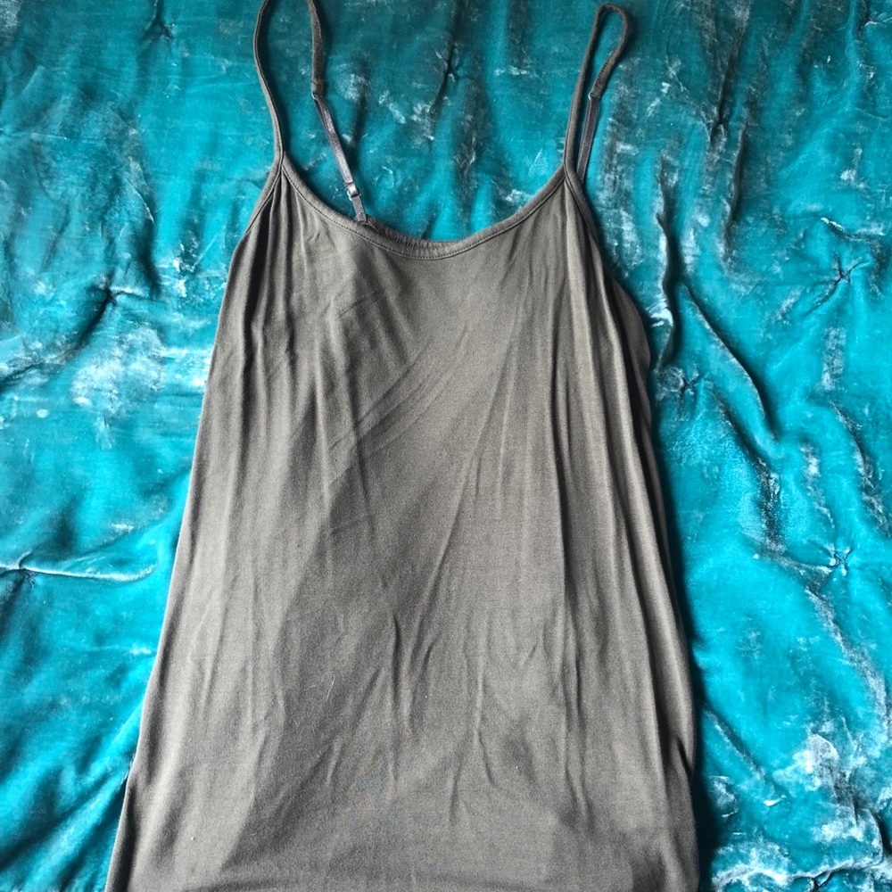 Olive green cami